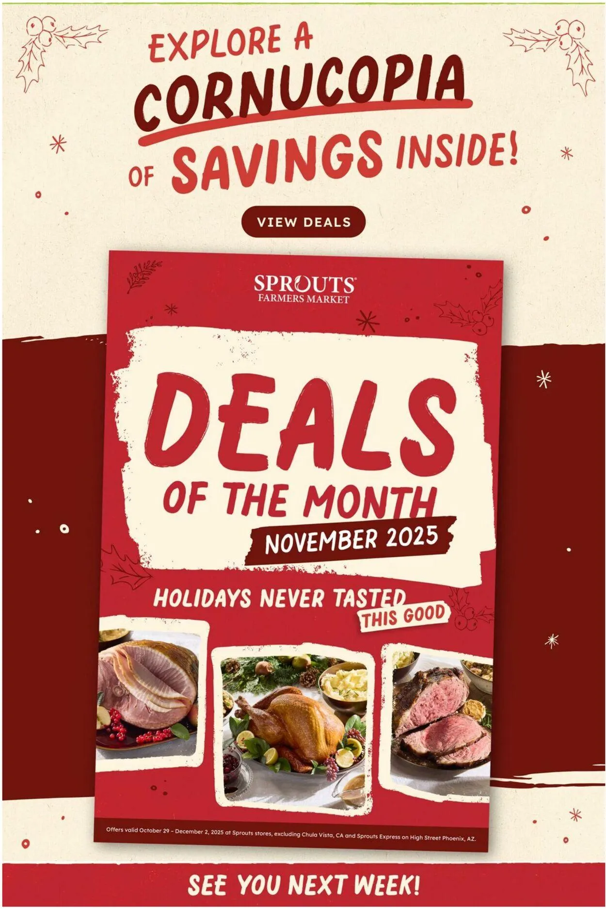 Weekly promotion Sprouts Current weekly ad spanning from November 19 to November 27 2025 - Page 12 for Catalogue 365