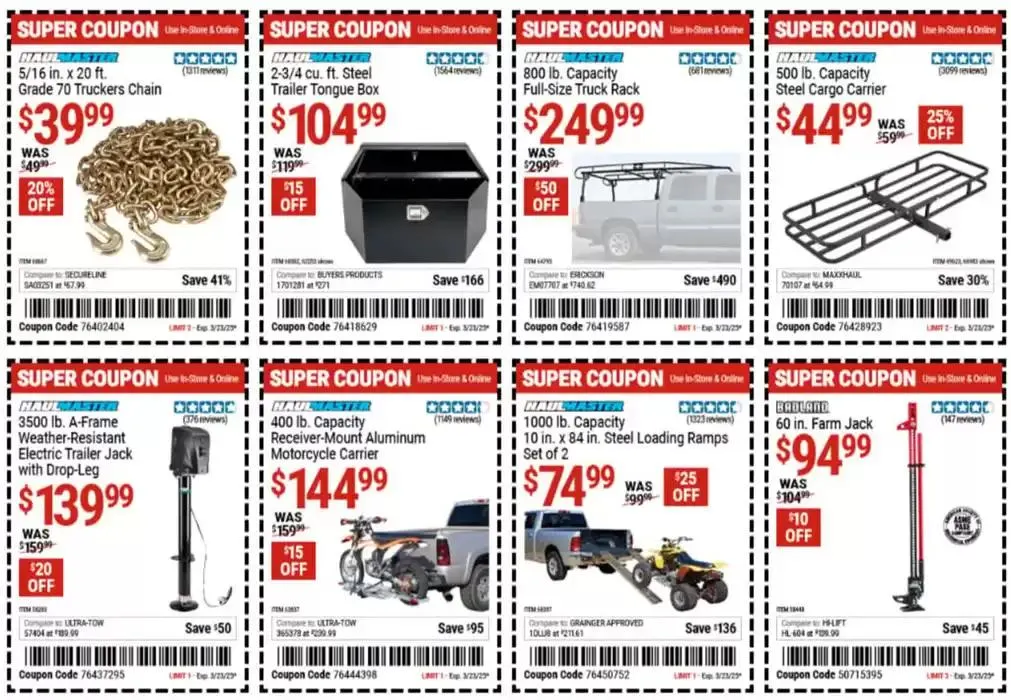 Weekly ad Harbor Freight Tools weekly ad from March 10 to March 23 2025 - Page 3