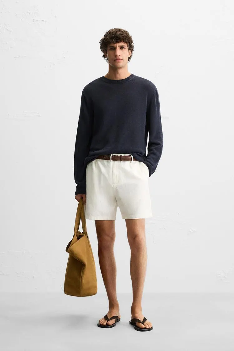 LINEN - COTTON SWEATER