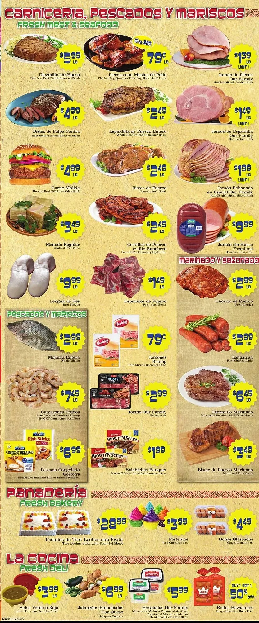 Catálogo de Supermercado Nuestra Familia Weekly Ad 13 de abril al 19 de abril 2025 - Página 2