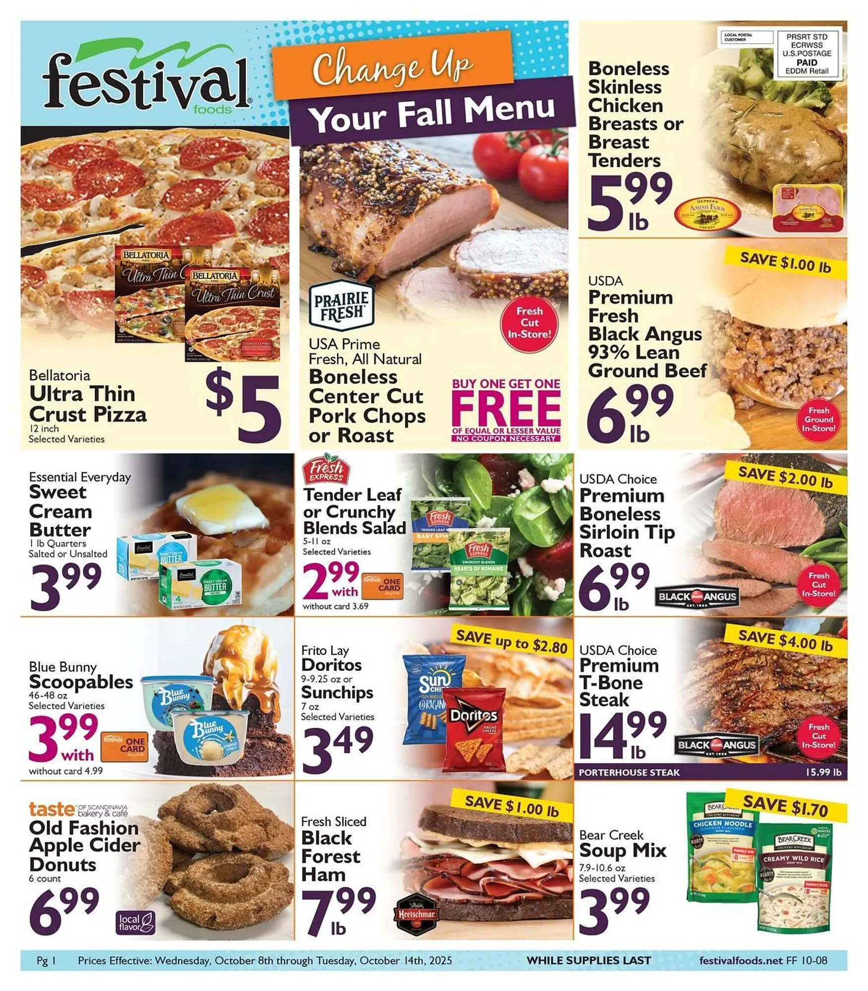 Weekly ad Festival Foods weekly ad from October 8 to October 14 2025 - Page 1