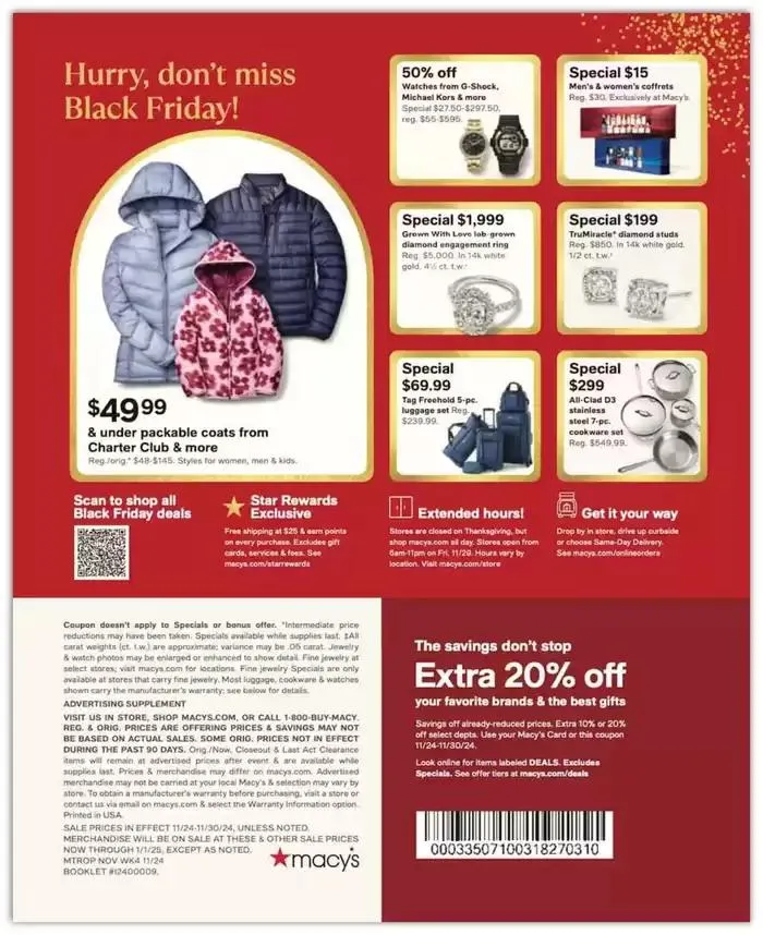 Weekly ad Macy's Weekly ad from November 16 to November 30 2024 - Page 4