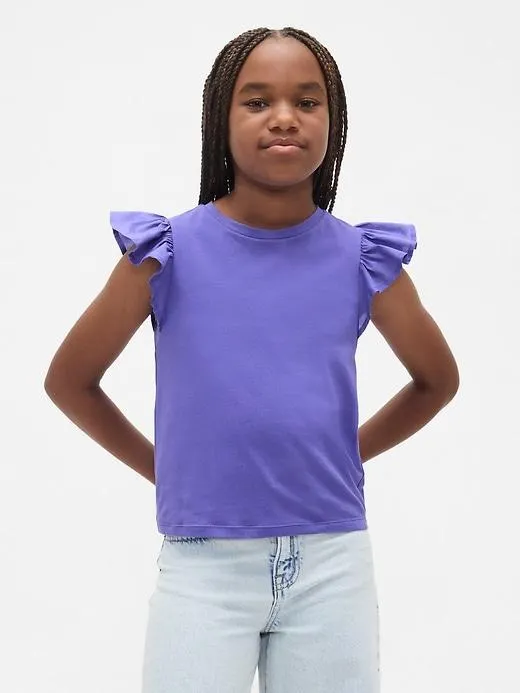 Kids Flutter-Sleeve T-Shirt
