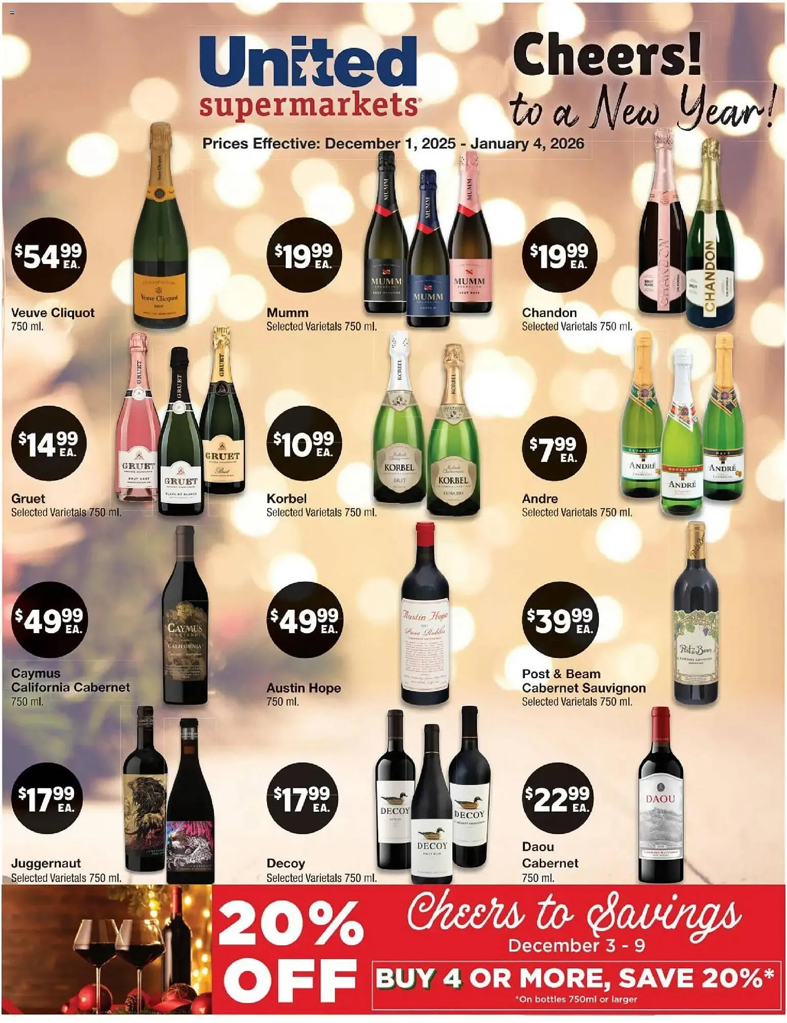 Weekly ad United Supermarkets weekly ad from December 1 to January 4 2026 - Page 1
