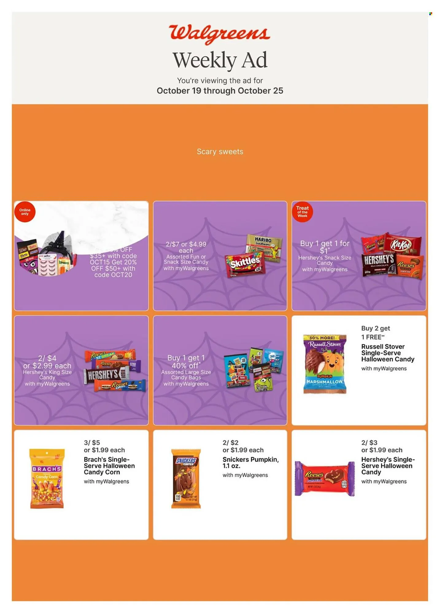 Weekly ad Walgreens weekly ad from October 19 to October 25 2025 - Page 1