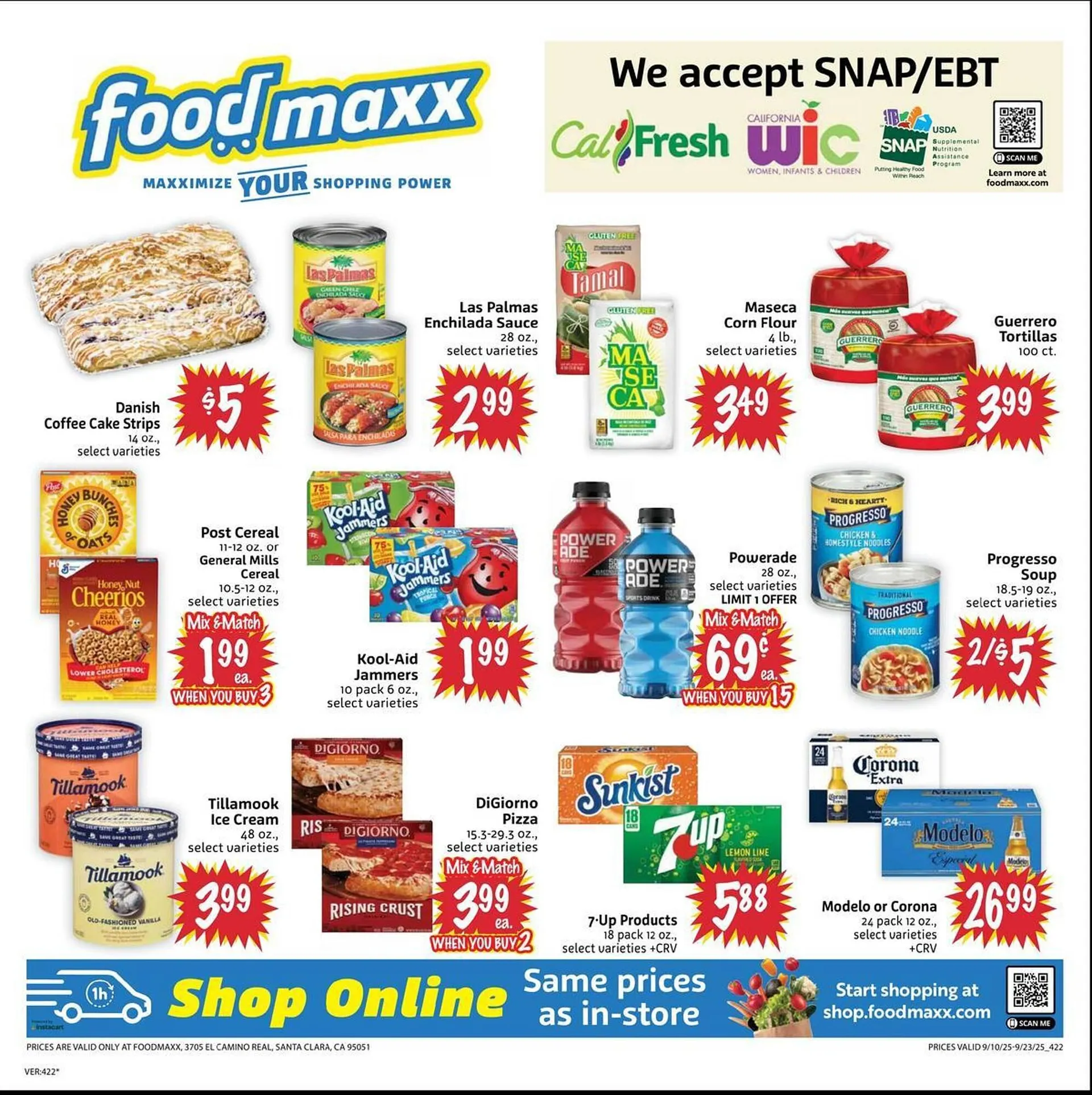 Weekly promotion Foodmaxx weekly ad spanning from September 10 to September 23 2025 - Page 2 for Catalogue 365