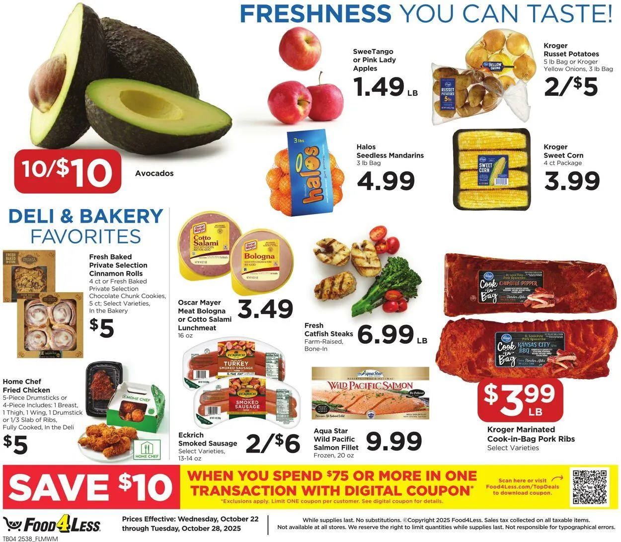 Weekly ad Food 4 Less from October 22 to October 28 2025 - Page 6