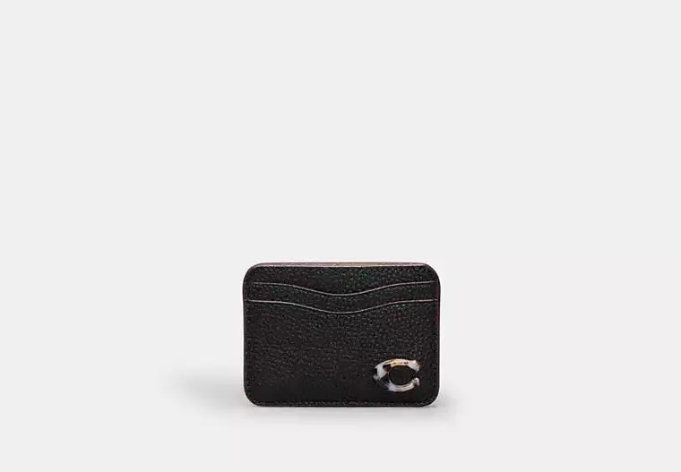 Wavy Card Case In Coachtopia Leather