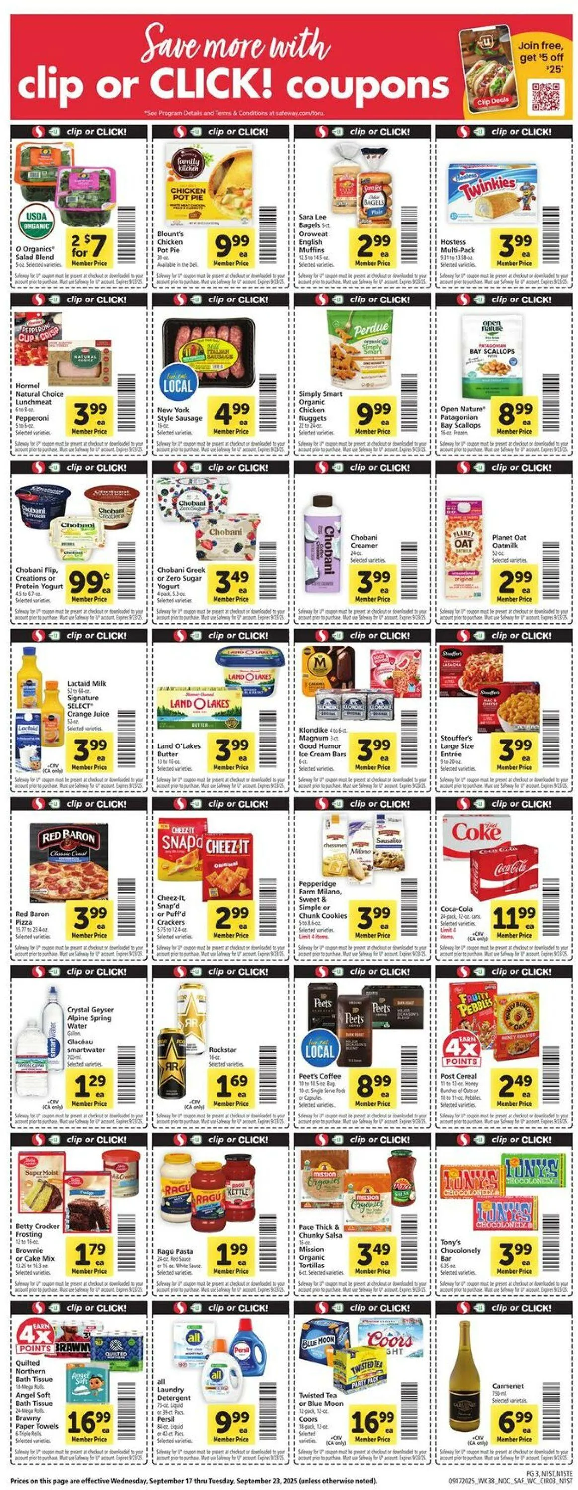 Weekly ad Safeway Current weekly ad from September 17 to September 23 2025 - Page 3