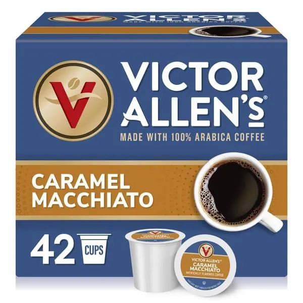 42-Count Caramel Macchiato, Medium Roast, Single Serve Coffee Pods