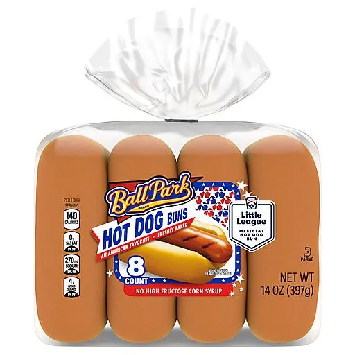 Ball Park Hot Dog Buns 14 oz bag