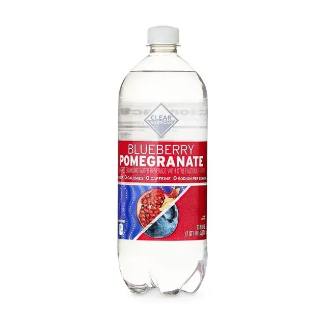 Clear American Sparkling Water, Blueberry Pomegranate, 33.8 fl oz