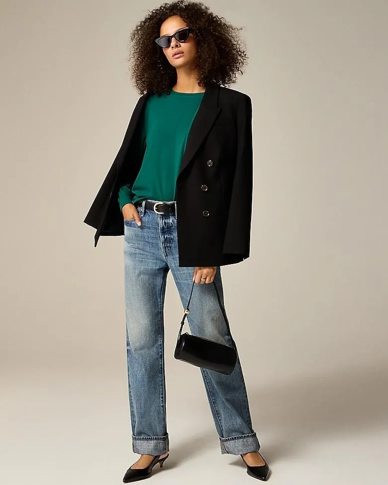 Vintage jersey long-sleeve T-shirt