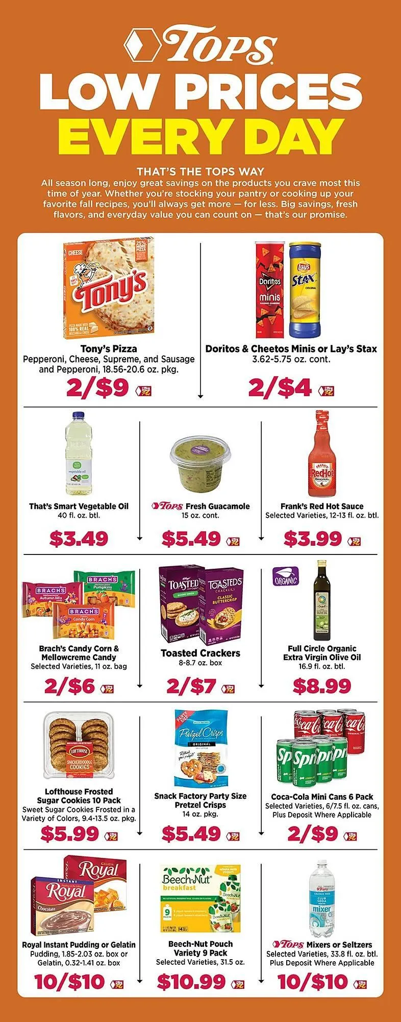 Weekly ad Tops weekly ad from September 28 to October 4 2025 - Page 1