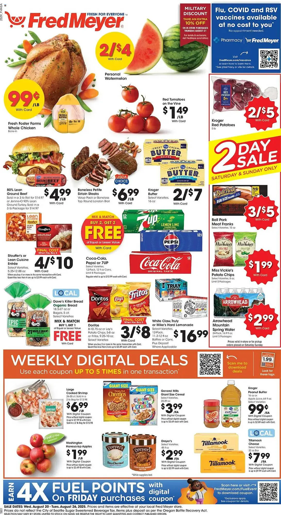 Weekly ad Fred Meyer Weekly Ad from August 20 to August 27 2025 - Page 1
