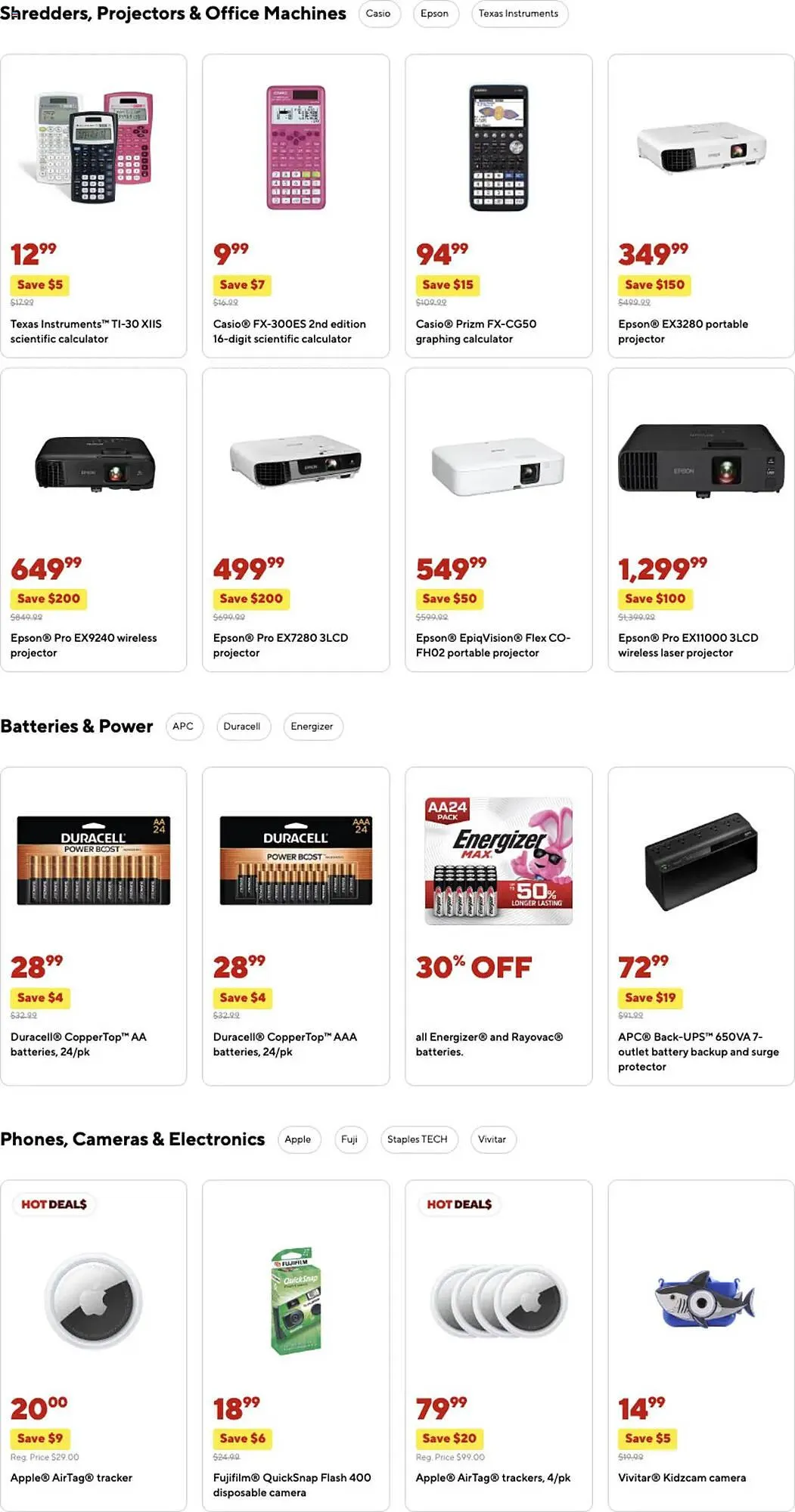 Weekly ad Staples weekly ad from September 7 to September 13 2025 - Page 10