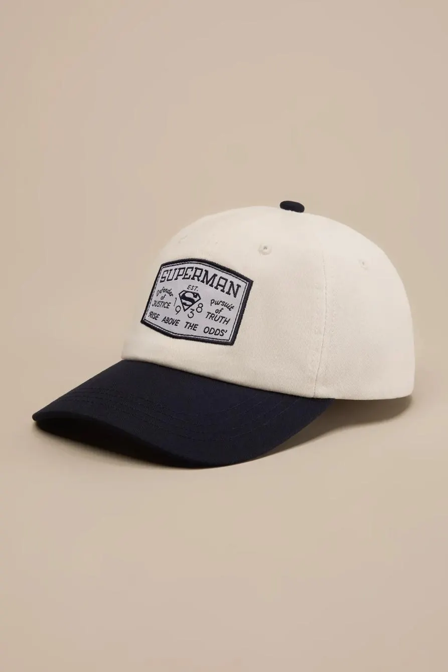 superman patch baseball hat
