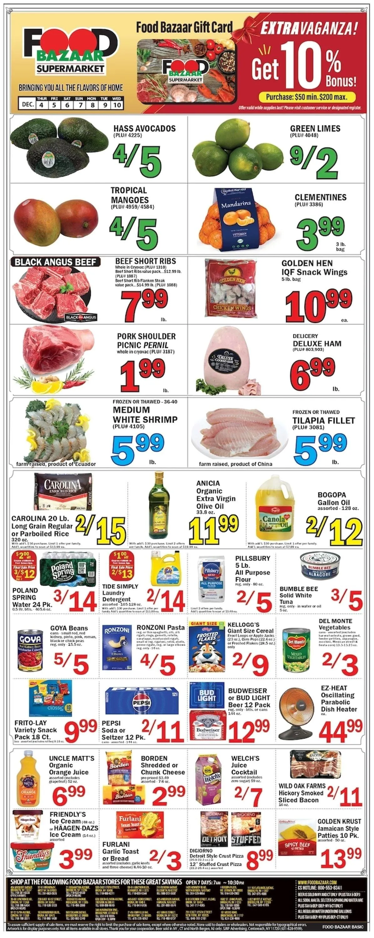 Weekly ad Food Bazaar Current weekly ad from December 4 to December 10 2025 - Page 1