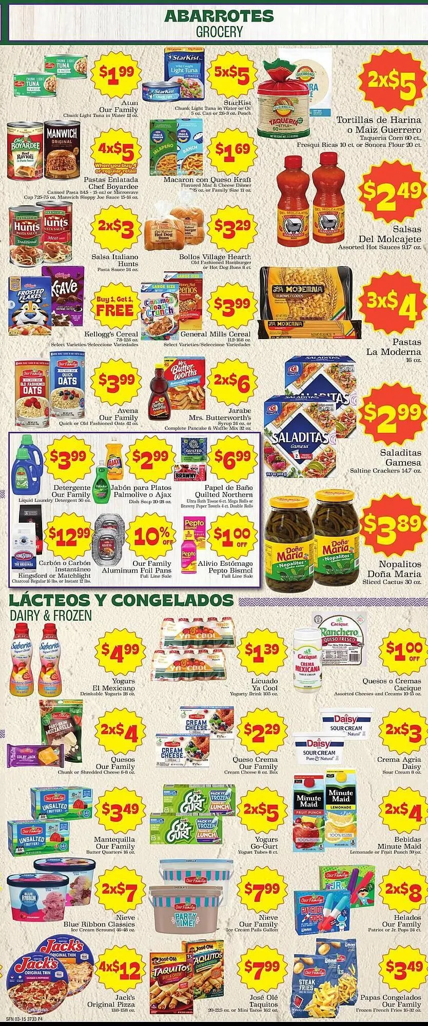 Weekly ad Supermercado Nuestra Familia weekly ad from March 15 to March 21 2026 - Page 4