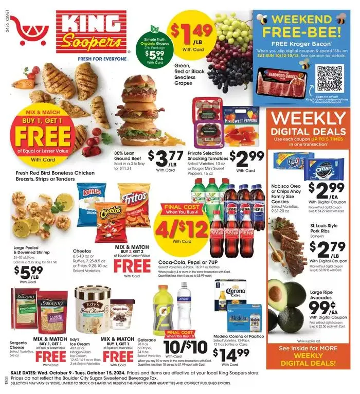 Weekly ad Weekly Ad from October 9 to October 15 2024 - Page 1
