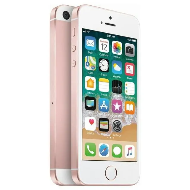 Pre-Owned Apple iPhone SE 16GB Unlocked GSM 4G LTE Phone with 12MP Camera - Rose Gold