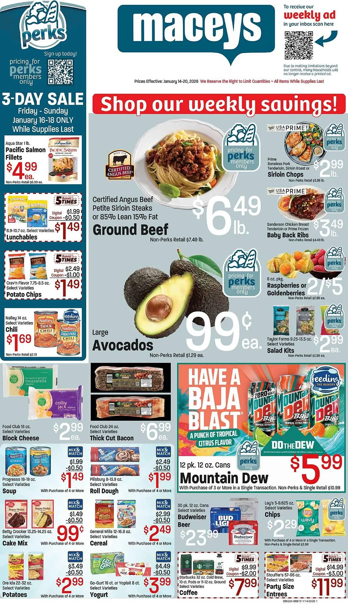 Weekly ad Maceys weekly ad from January 14 to January 20 2026 - Page 1