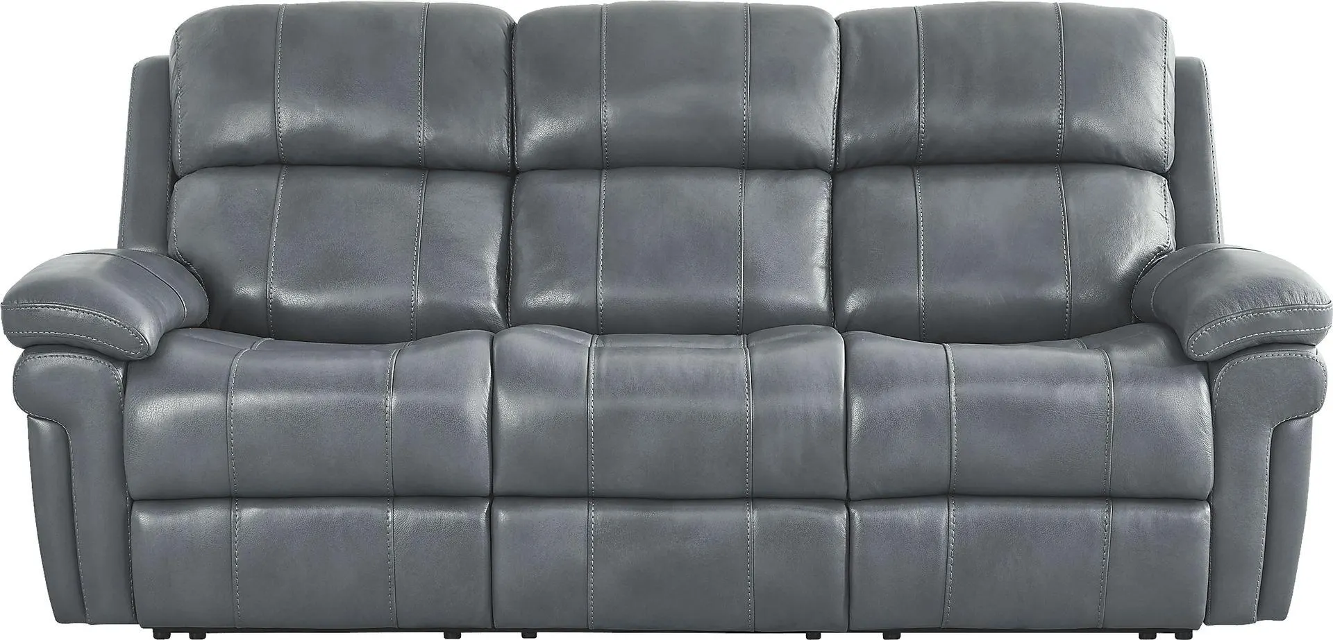 Trevino Lane Leather Non-Power Reclining Sofa