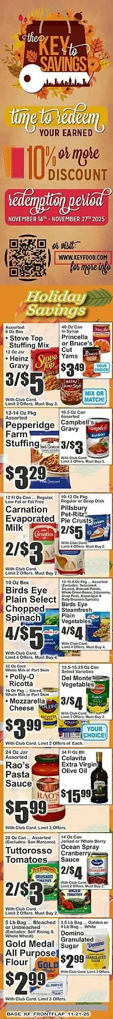 Weekly promotion Key Food circular spanning from November 21 to November 27 2025 - Page 2 for Catalogue 365