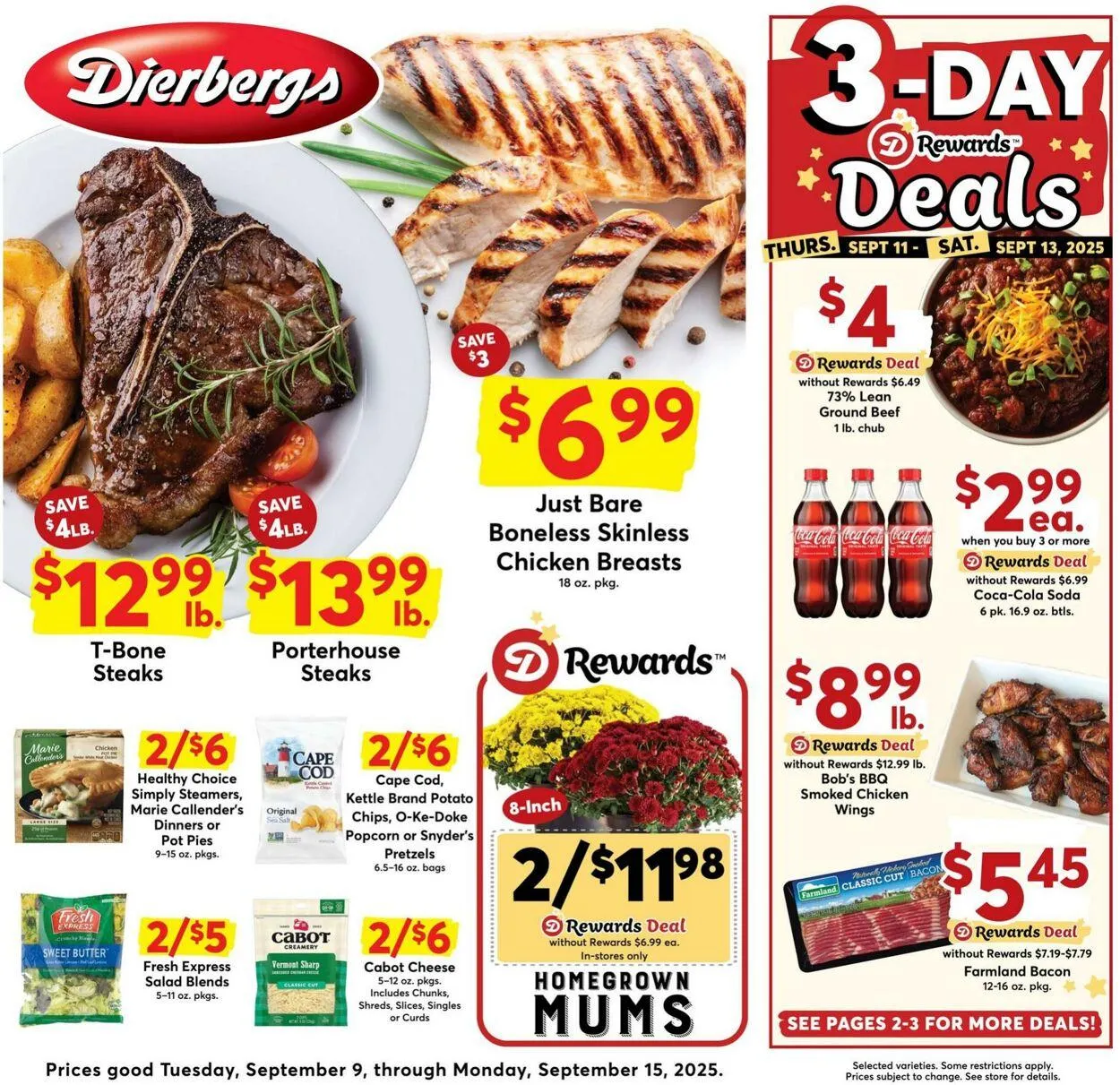 Weekly ad Dierbergs from September 9 to September 15 2025 - Page 1
