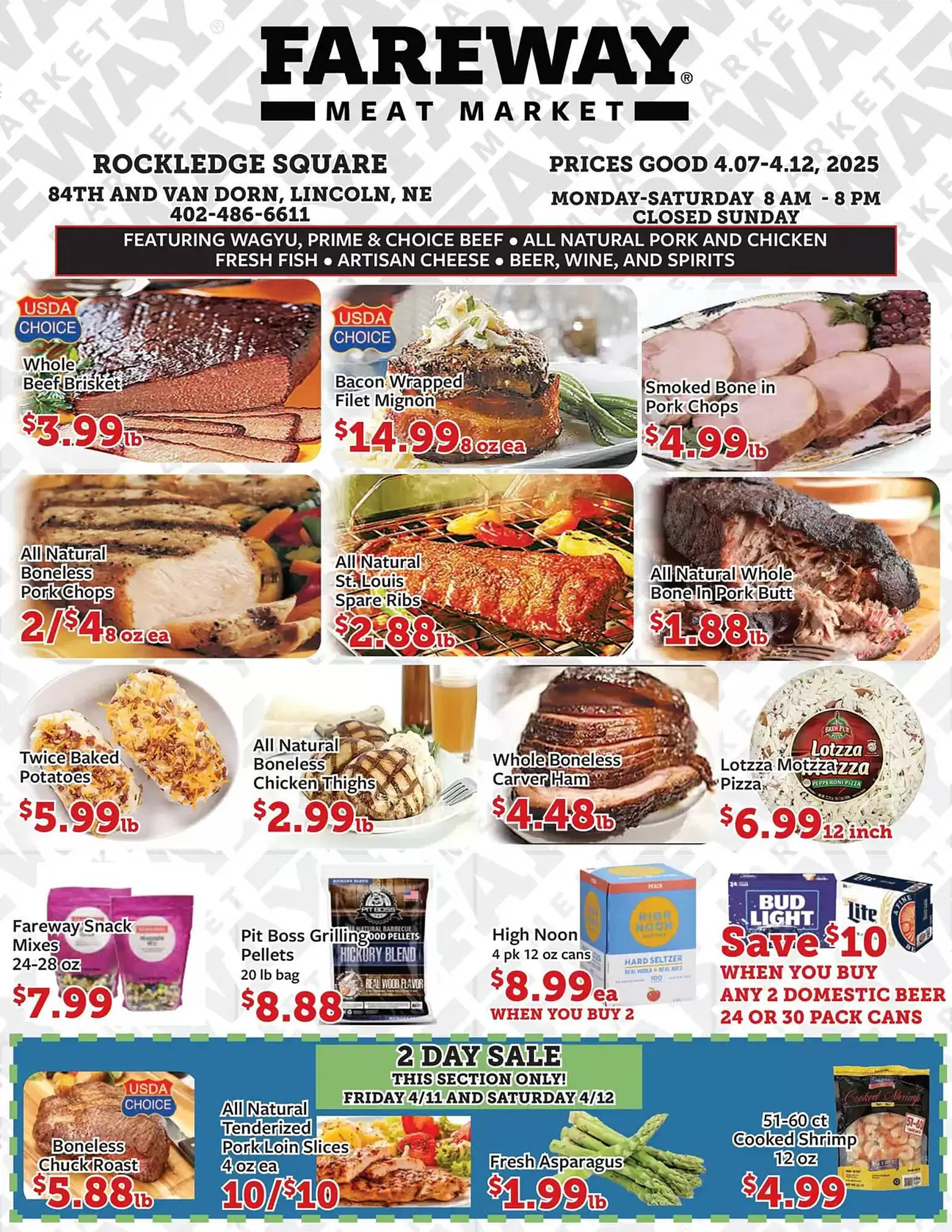 Weekly ad Fareway Weekly Ad from April 7 to April 12 2025 - Page 1
