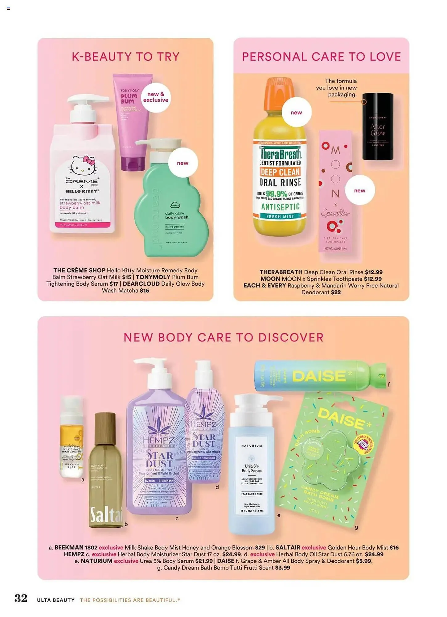 Weekly ad Ulta Beauty Weekly Ad from April 6 to April 19 2025 - Page 32