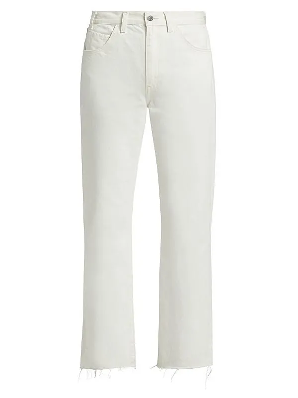 Calla Raw-Edge Ankle Jeans