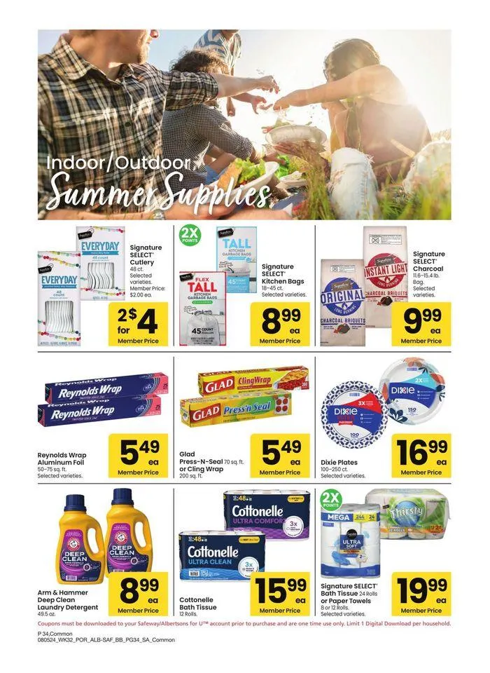 Weekly ad Albertsons - Portland - BBS from August 5 to September 8 2024 - Page 34