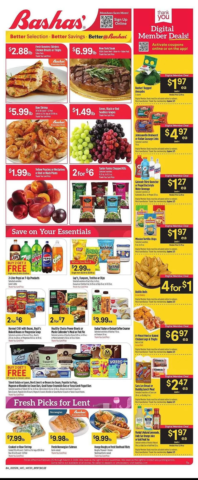 Weekly ad Bashas' weekly ad from February 25 to March 3 2026 - Page 1