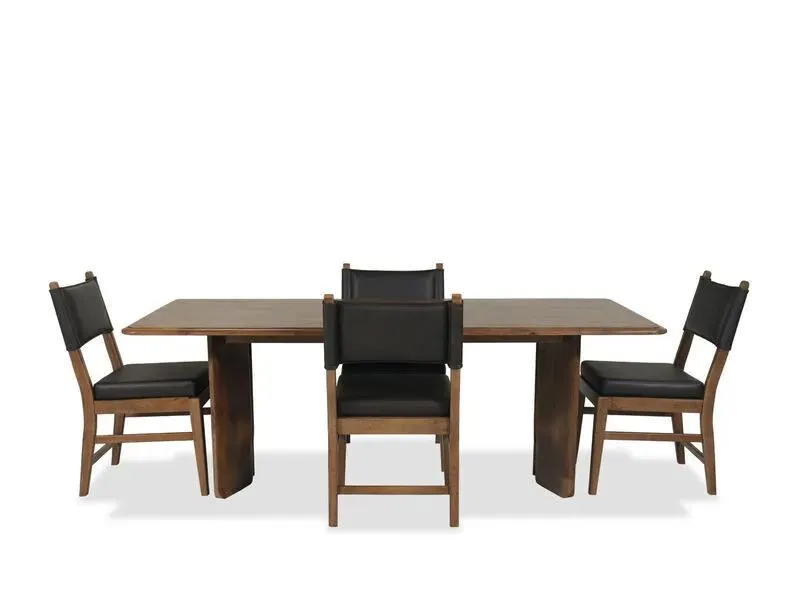 Transitional 5-Piece Dining Set
