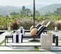 Malibu Metal Stackable Outdoor Chaise Lounge, Set of 2