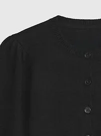 Kids CashSoft Puff Sleeve Cardigan