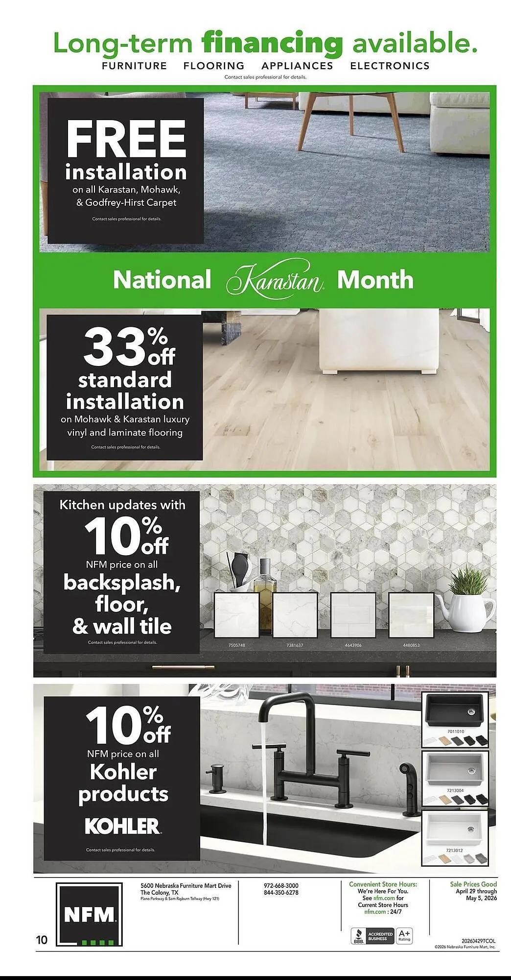 Weekly ad Nebraska Furniture Mart weekly ad from April 29 to May 5 2026 - Page 10