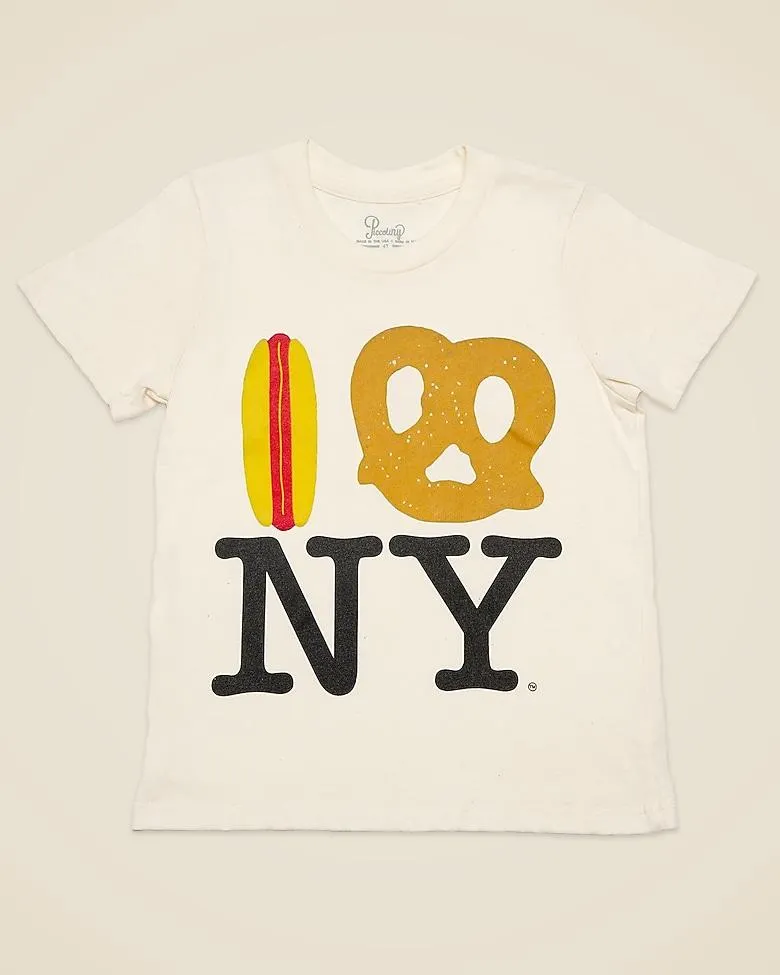PiccoliNY hot-dog pretzel NY T-shirt