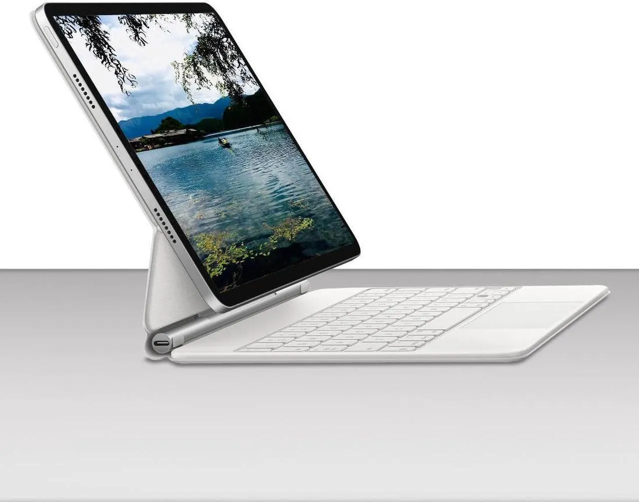 Apple Magic Keyboard for iPad Pro 11-inch (4th generation) and iPad Air (5th generation) - US English - MJQJ3LL/A White