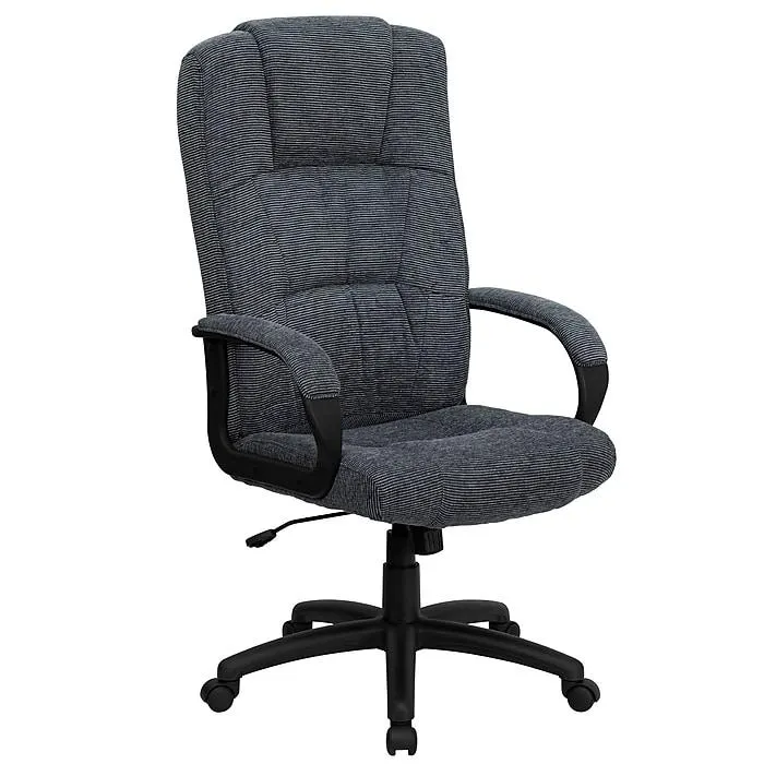 Flash Furniture Rochelle Fabric Swivel High Back Executive Office Chair,