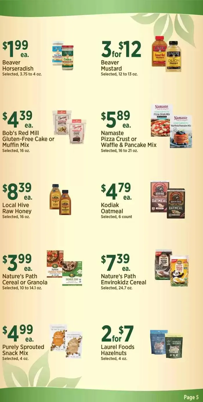 Weekly ad Yoke's Fresh Market Nature's Corner from March 26 to April 22 2025 - Page 5