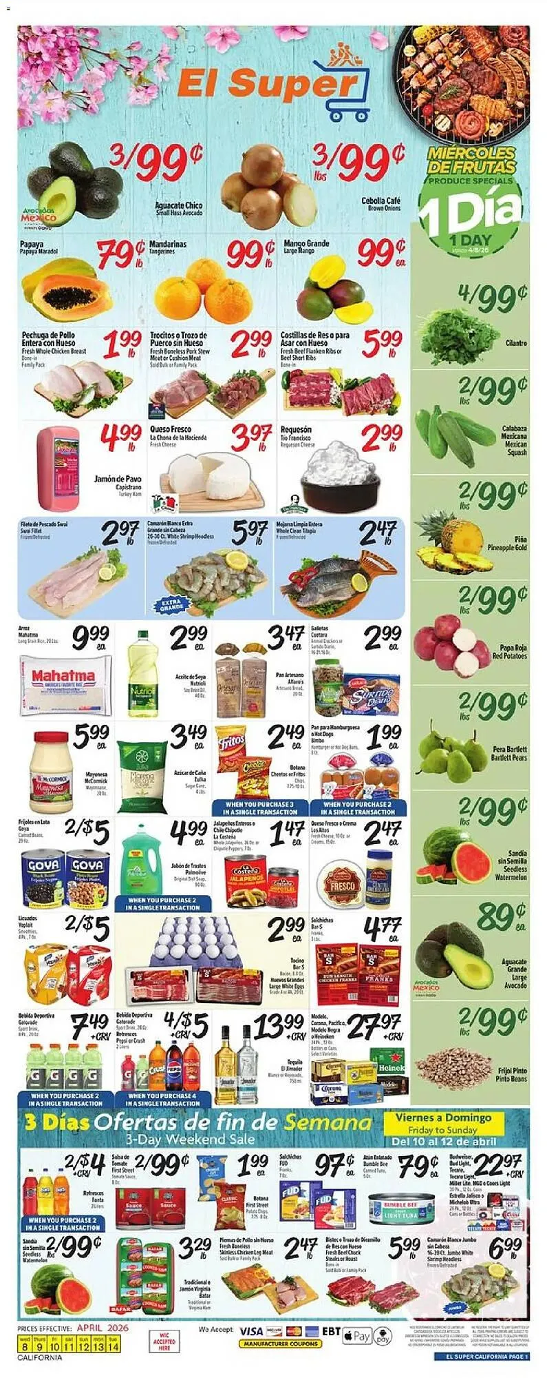 El Super weekly ad - 1