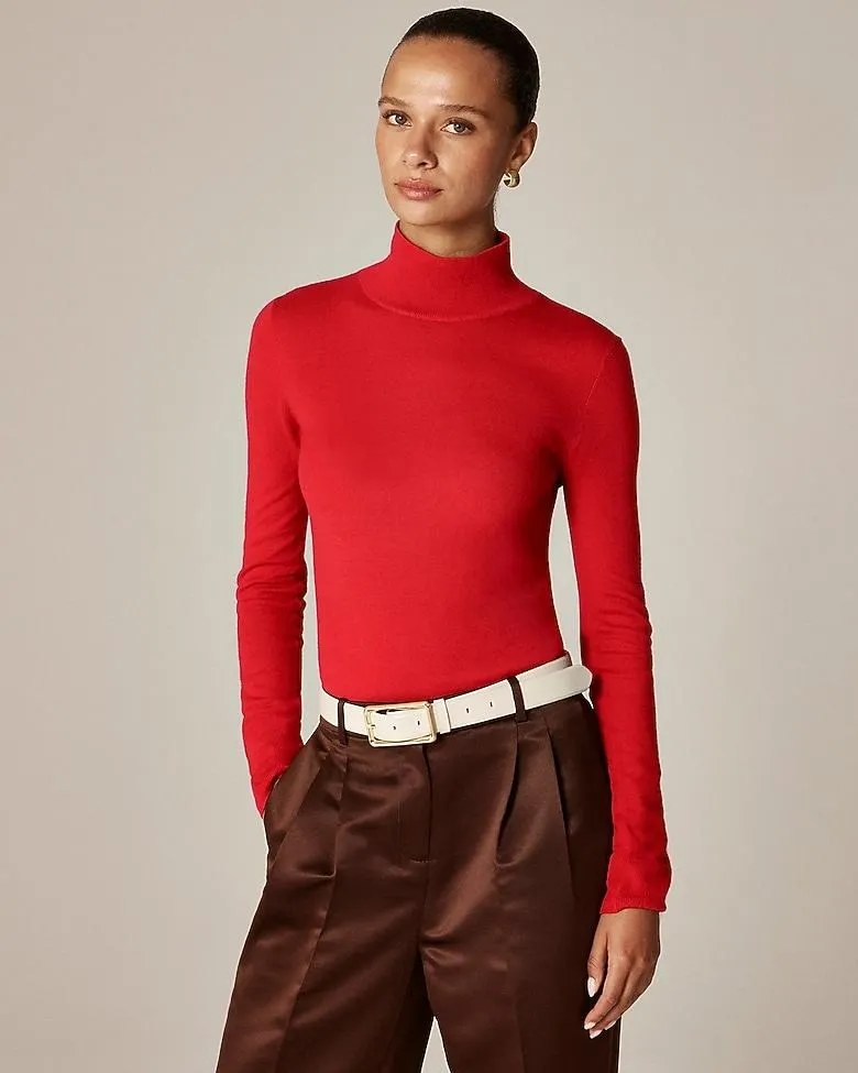Carolyn turtleneck sweater in merino wool