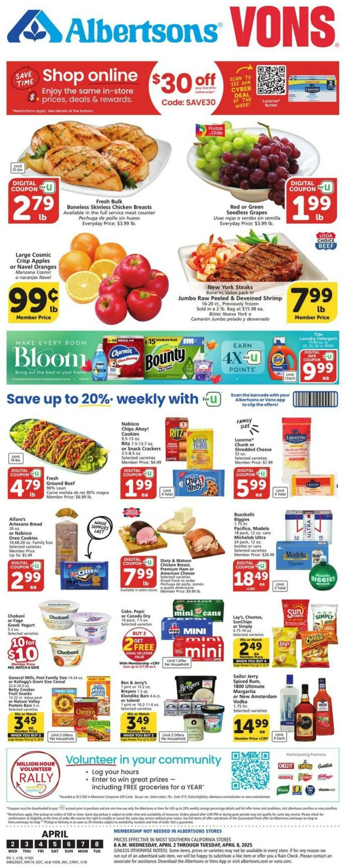 Vons Current weekly ad - 1