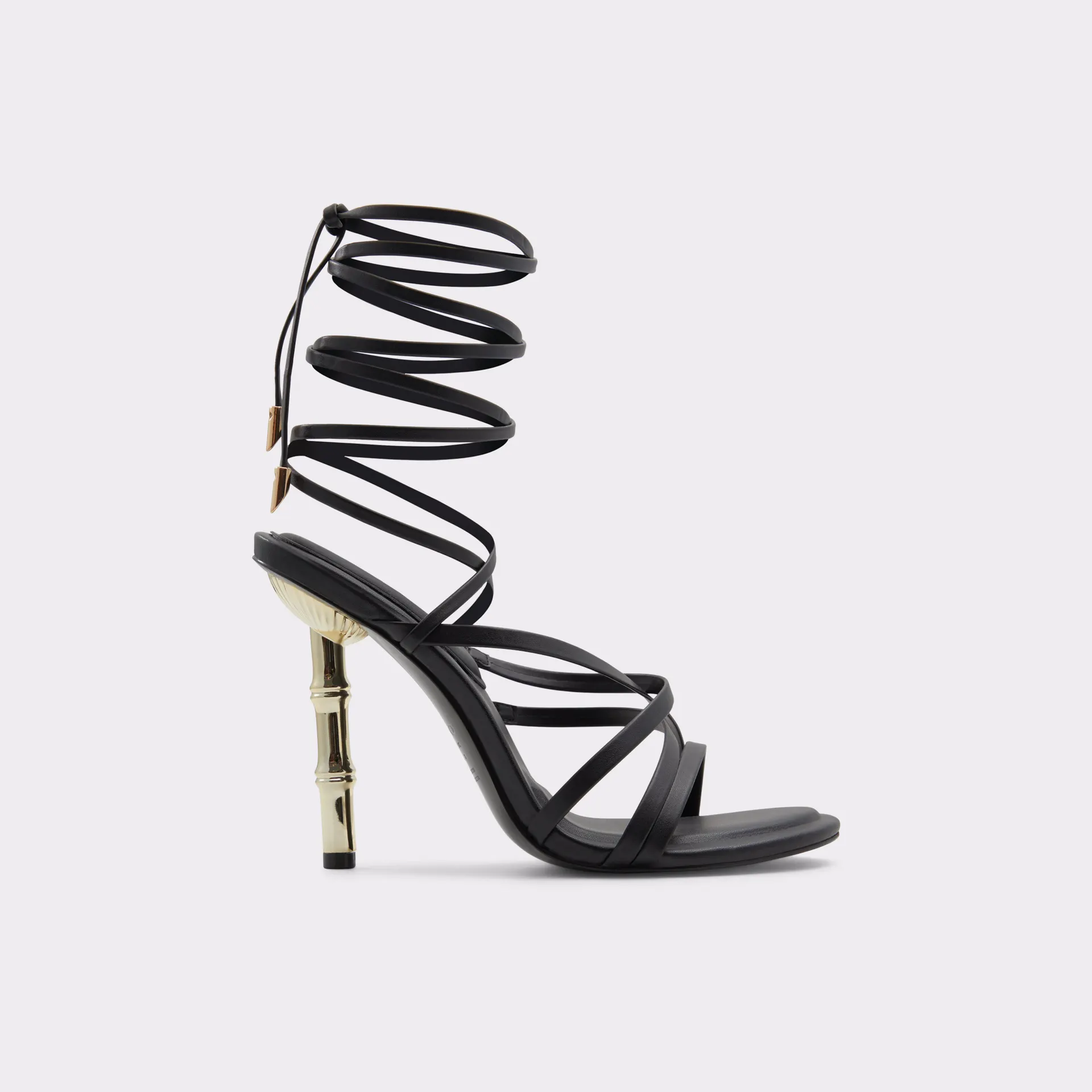 Strappy heeled sandal