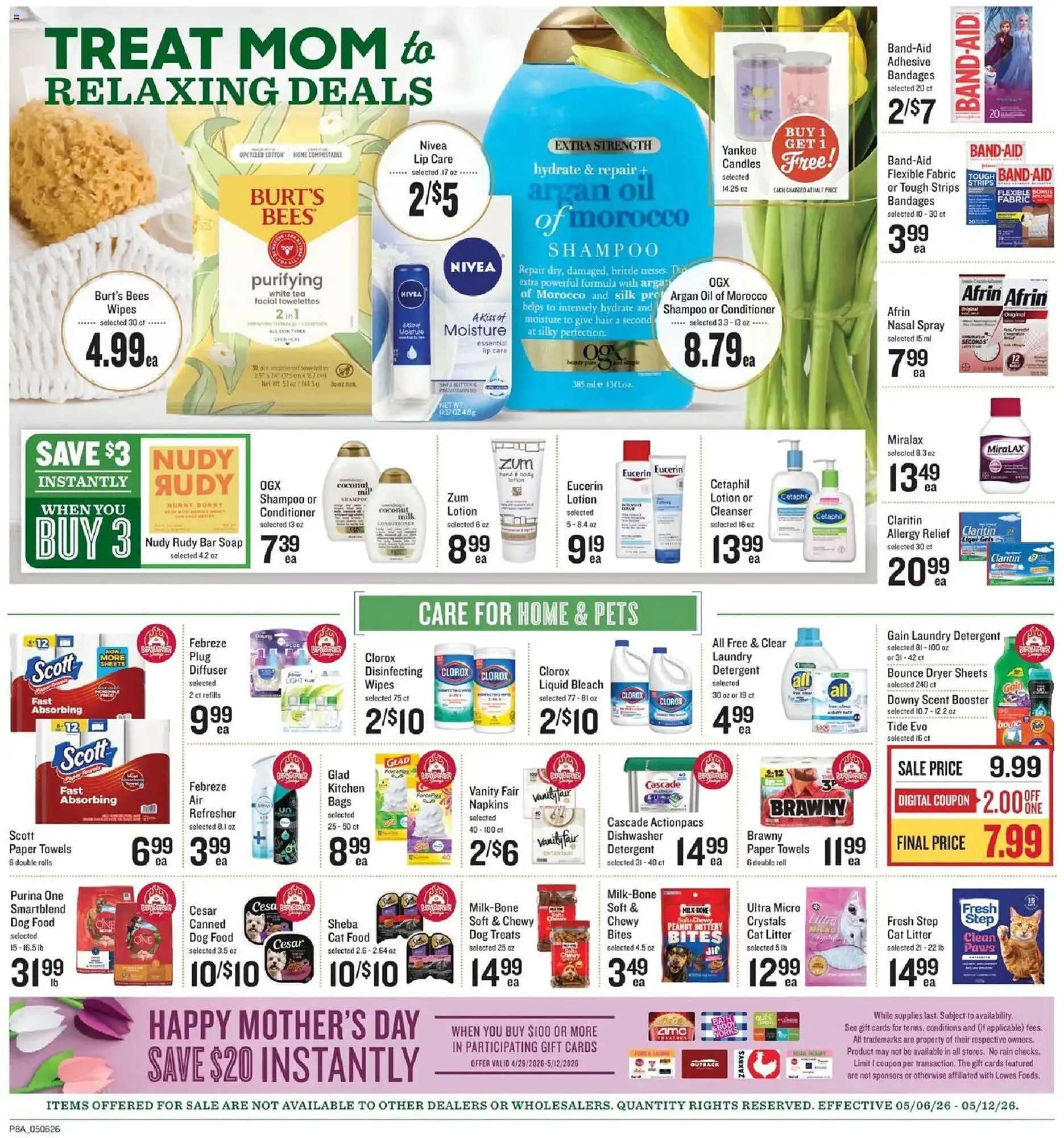 Weekly promotion Lowes Foods weekly ad spanning from May 6 to May 13 2026 - Page 14 for Catalogue 365