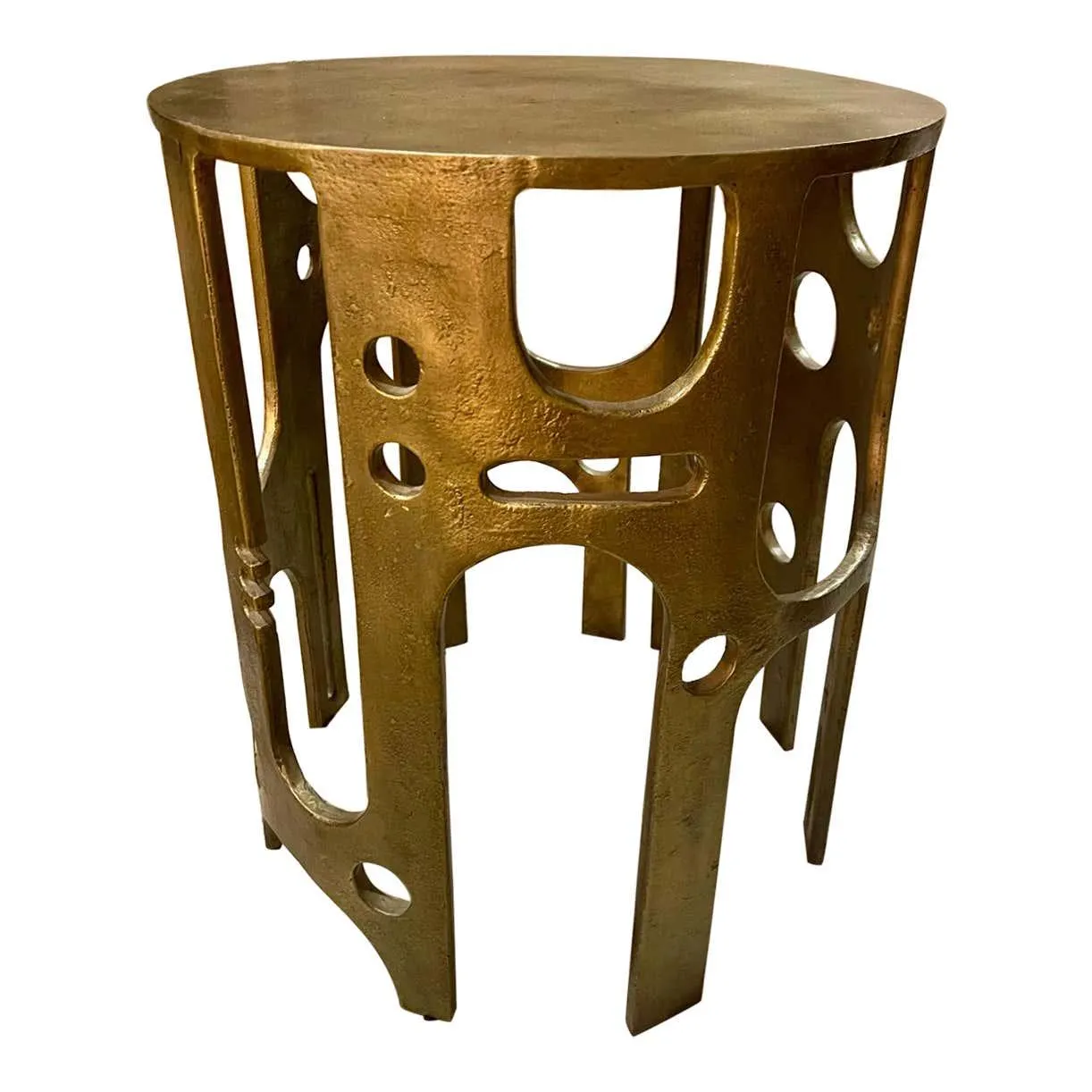 VLAB Brutalist table with Bronze finish limited Edition , 2008