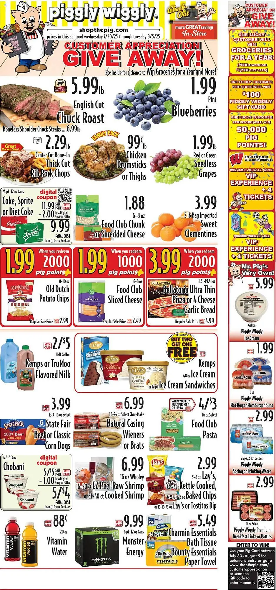 Catálogo de Piggly Wiggly Weekly Ad 30 de julio al 6 de agosto 2025 - Página 1
