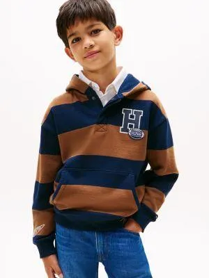 Kids' Stripe H Logo Hoodie